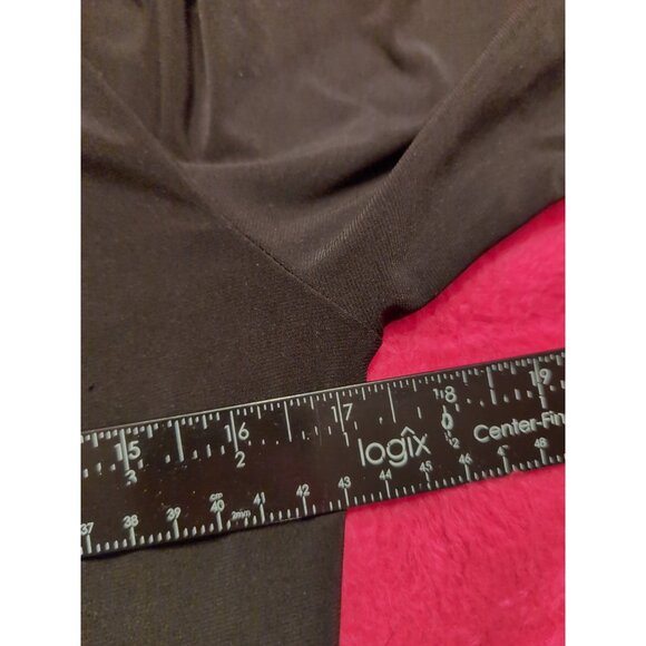 Creative Design Works Black 3/4 Sleeve Blouse Size S - Picture 4 of 5